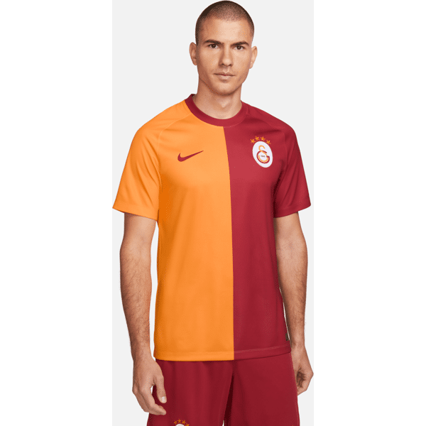 nike maglia da calcio a manica corta  dri-fit galatasaray 2023/24 da uomo – home - arancione