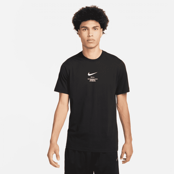 nike t-shirt  sportswear – uomo - nero