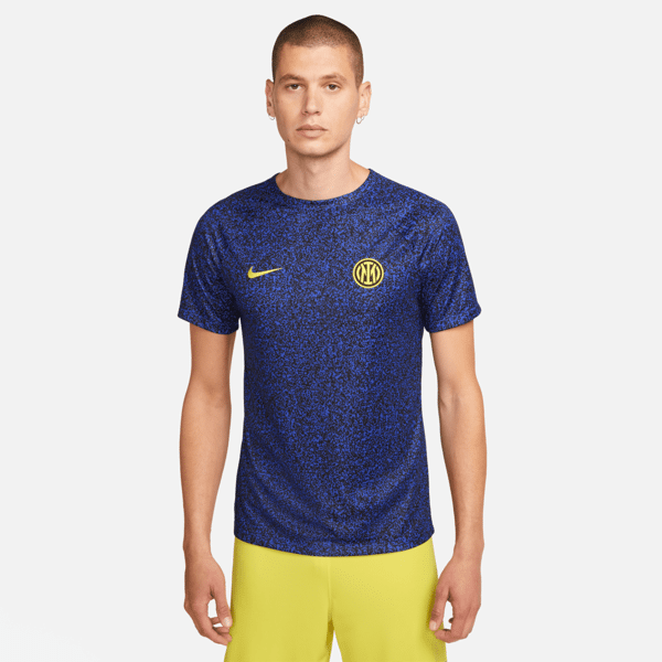 nike maglia da calcio pre-partita  dri-fit inter academy pro – uomo - blu