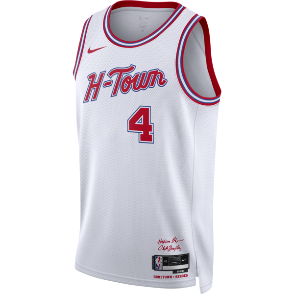 nike maglia jalen green houston rockets city edition 2023/24 swingman  dri-fit nba – uomo - bianco