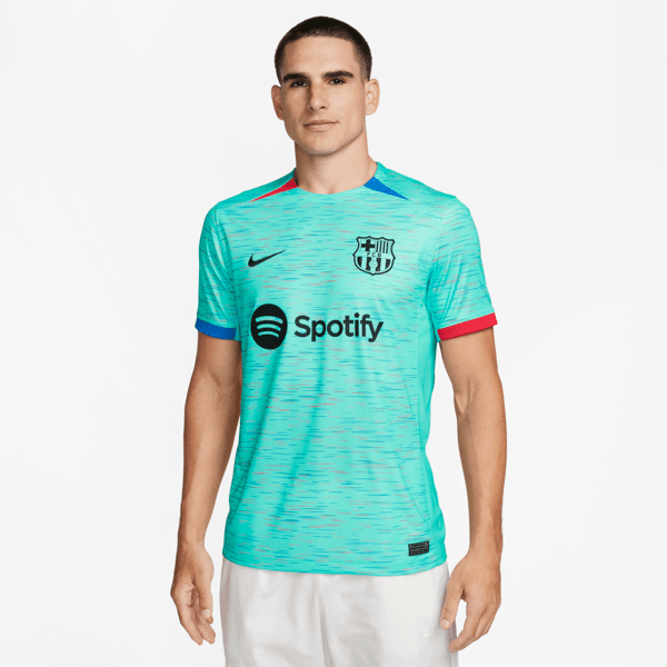 nike maglia da calcio  dri-fit fc barcelona 2023/24 stadium da uomo – terza - blu