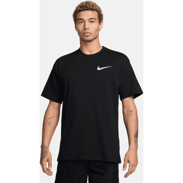 nike t-shirt da basket max90  – uomo - nero