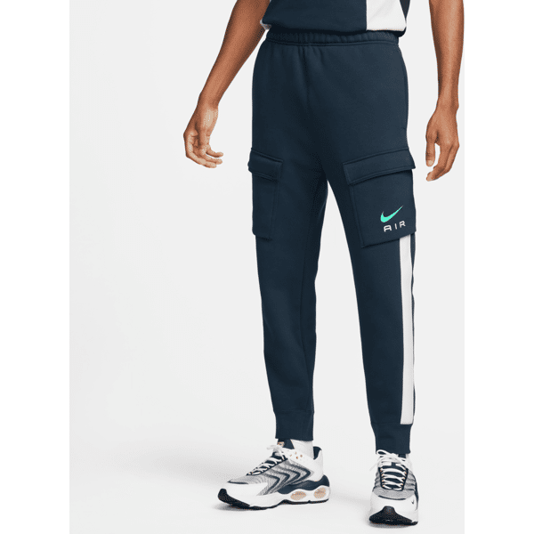 nike pantaloni cargo in fleece  air – uomo - blu