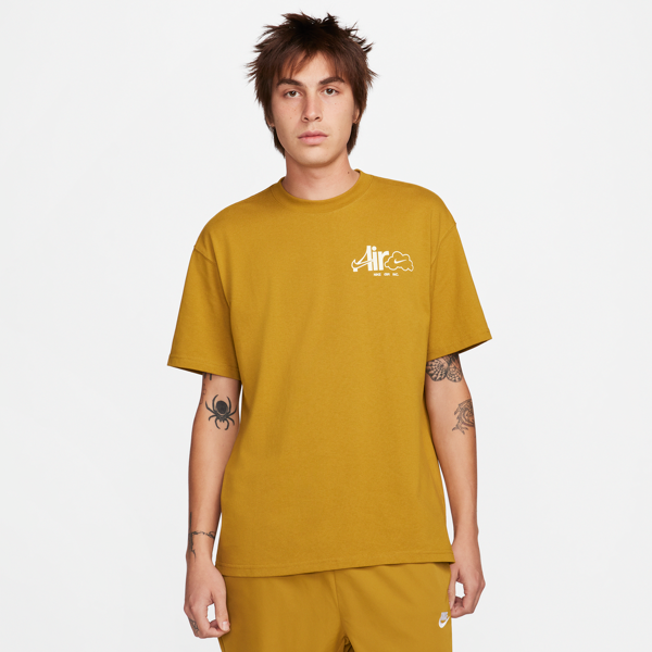 nike t-shirt max90  sportswear – uomo - marrone
