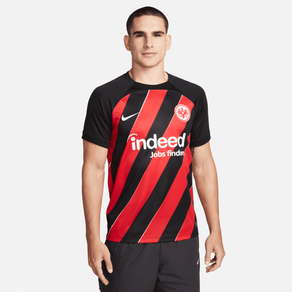 nike maglia da calcio  dri-fit eintracht francoforte 2023/24 stadium da uomo – home - nero