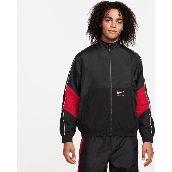 nike track jacket in tessuto  air – uomo - nero