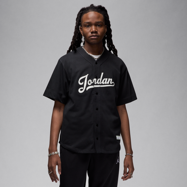 jordan maglia da baseball  flight mvp – uomo - nero