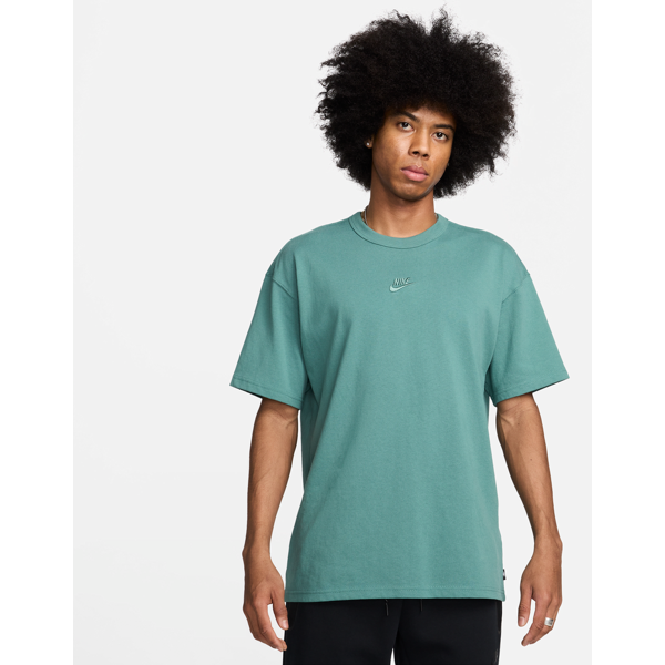 nike t-shirt  sportswear premium essentials - uomo - verde