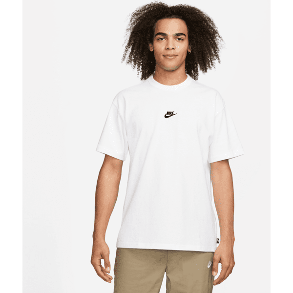 nike t-shirt  sportswear premium essentials - uomo - bianco