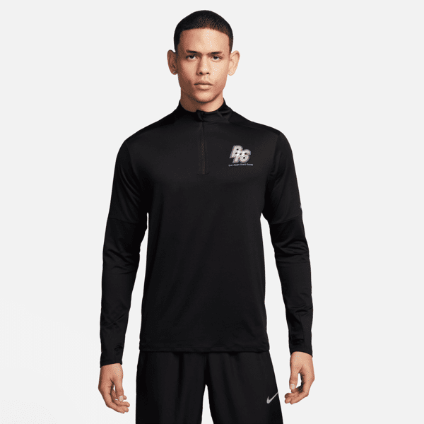 nike maglia da running con zip a metà lunghezza  dri-fit running energy – uomo - nero