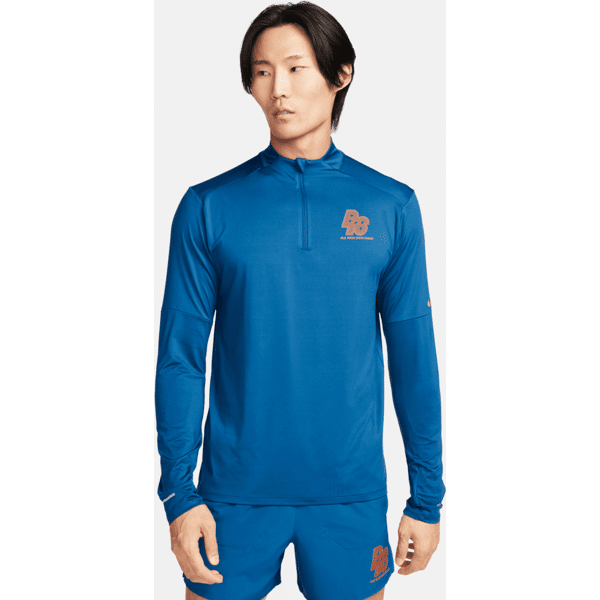 nike maglia da running con zip a metà lunghezza  dri-fit running energy – uomo - blu