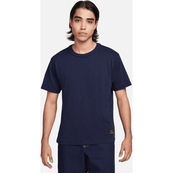 nike maglia a manica corta  life – uomo - blu