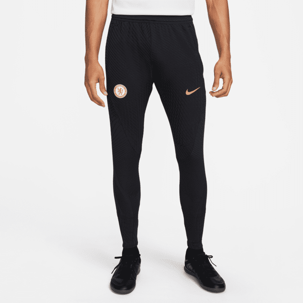 nike pantaloni da calcio in maglia  dri-fit adv chelsea fc strike elite – uomo - blu