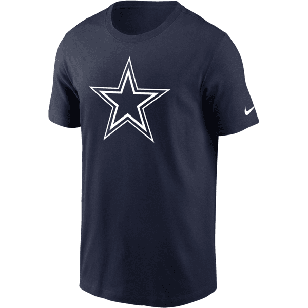 nike t-shirt  logo essential (nfl dallas cowboys) - uomo - blu