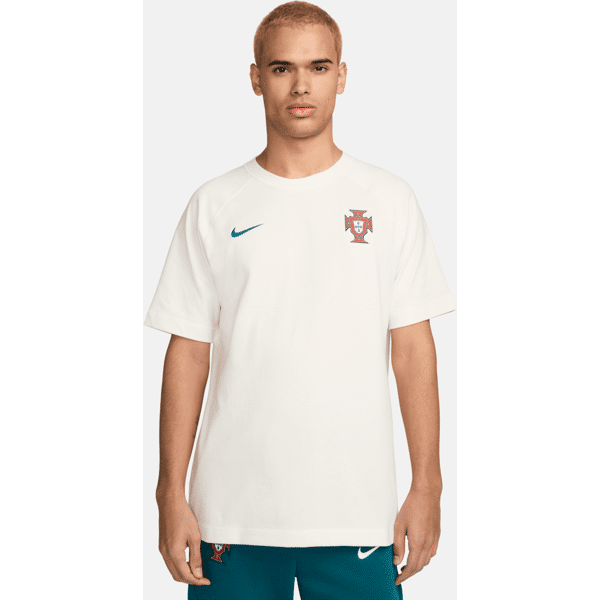 nike maglia da calcio a manica corta  portogallo travel - bianco