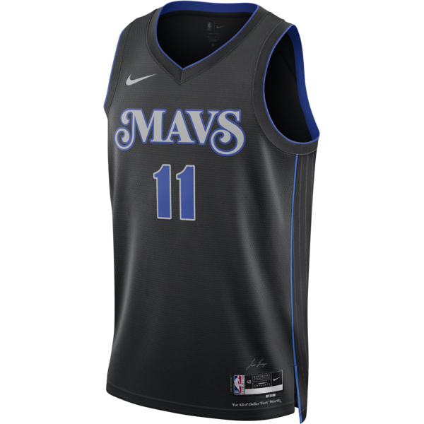 nike maglia dallas mavericks 2023/24 city edition swingman  dri-fit nba – uomo - nero