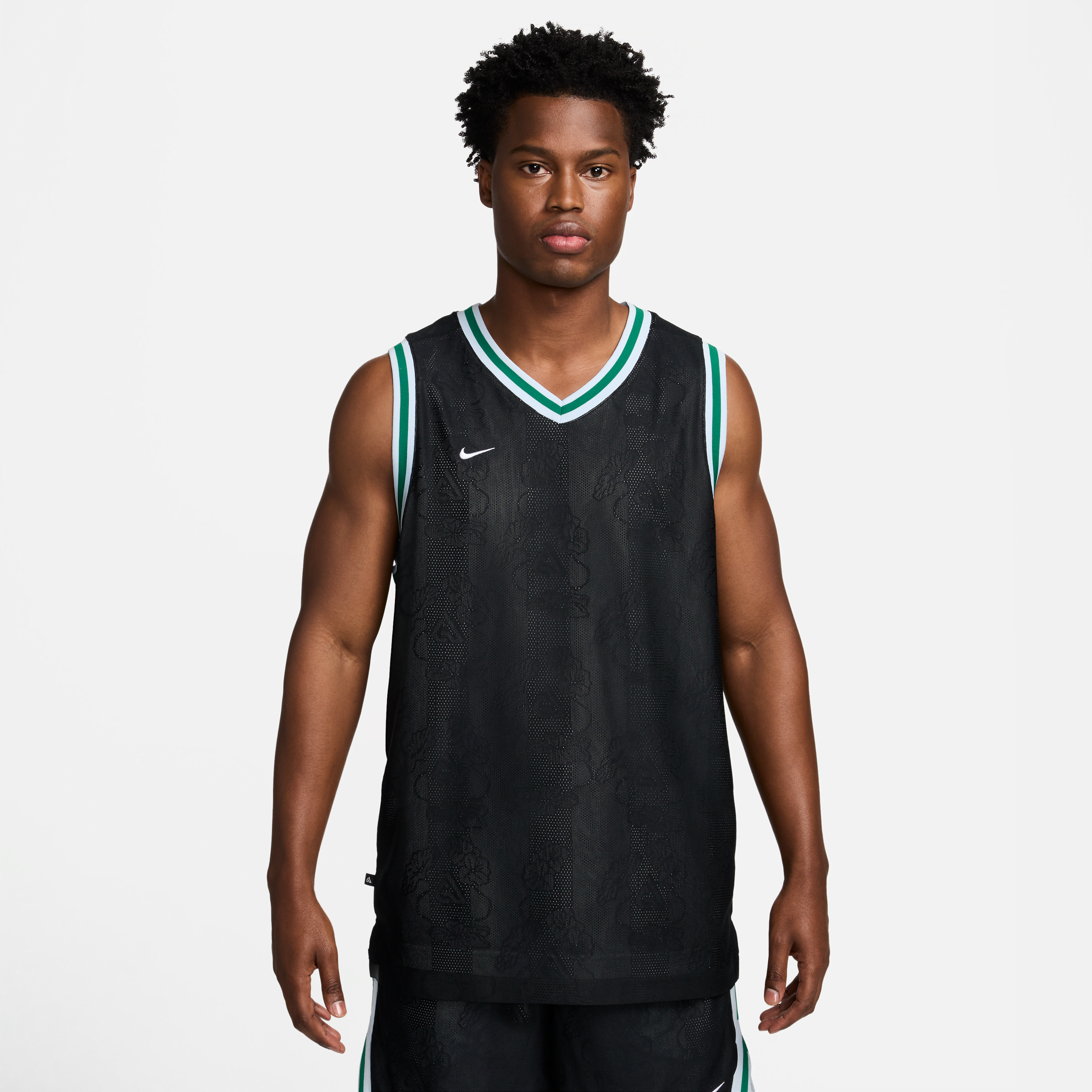 nike maglia da basket dri-fit dna giannis – uomo - nero