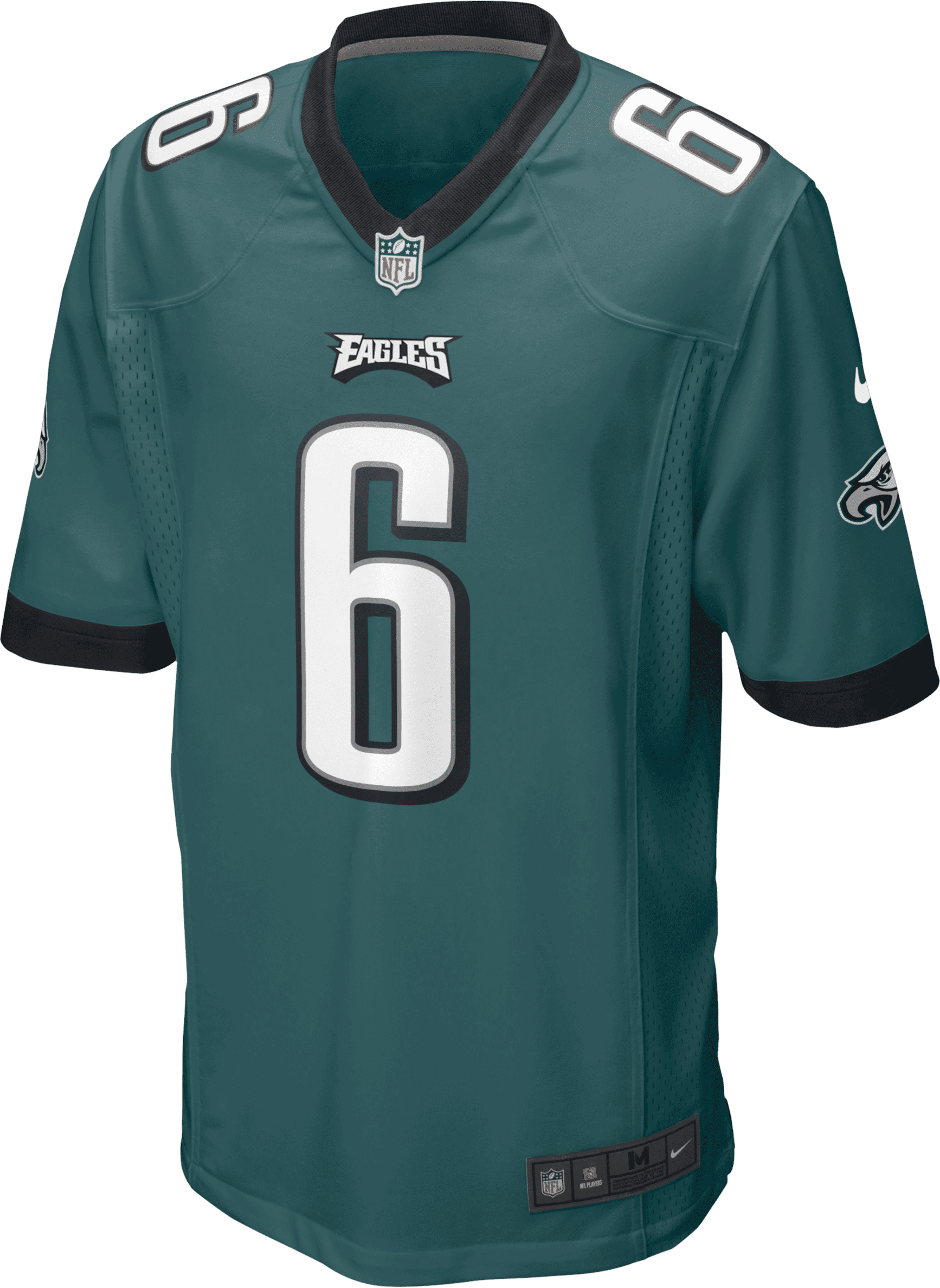 nike maglia da partita da football americano philadelphia eagles (devonta smith) nfl – uomo - verde