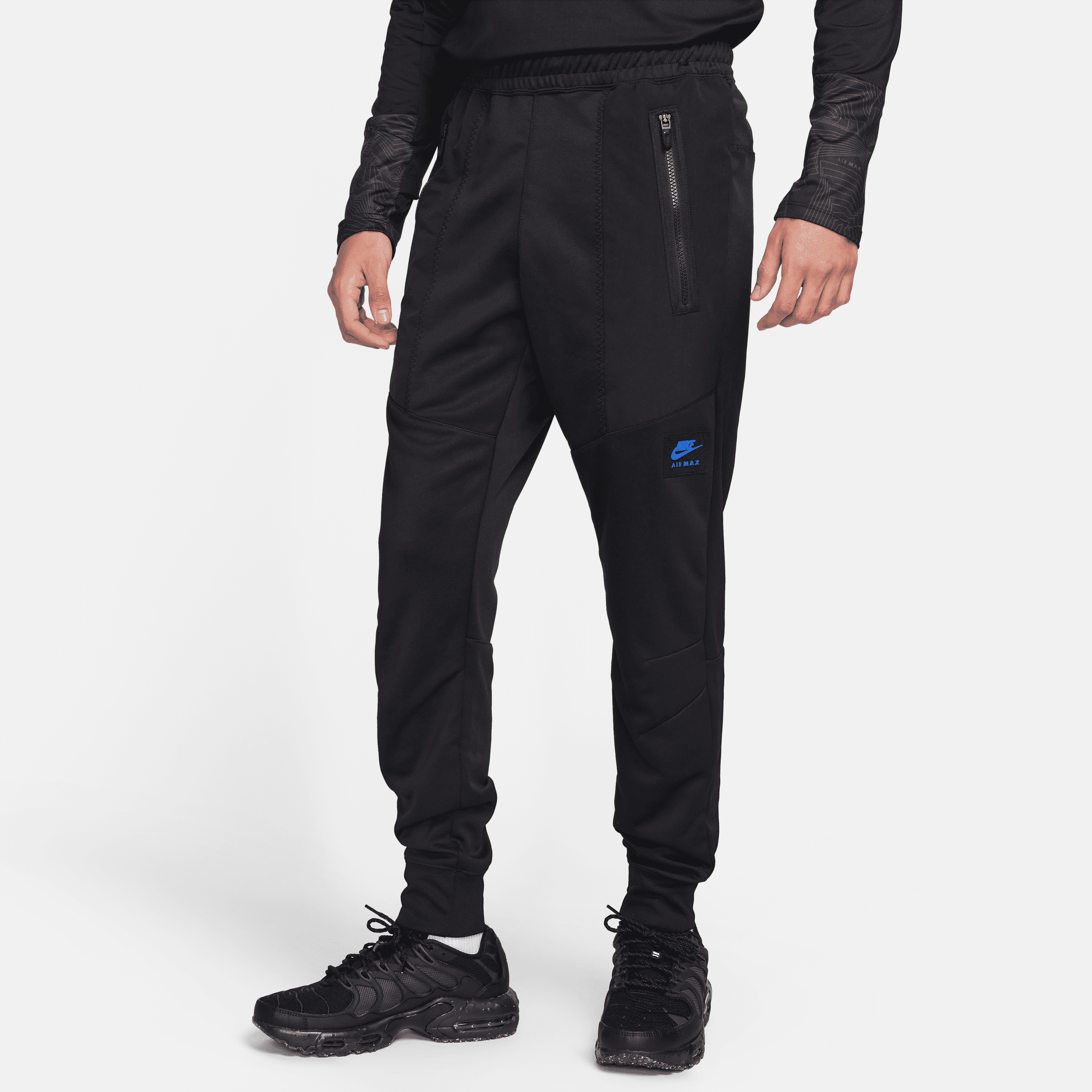 nike jogger  air max - uomo - nero