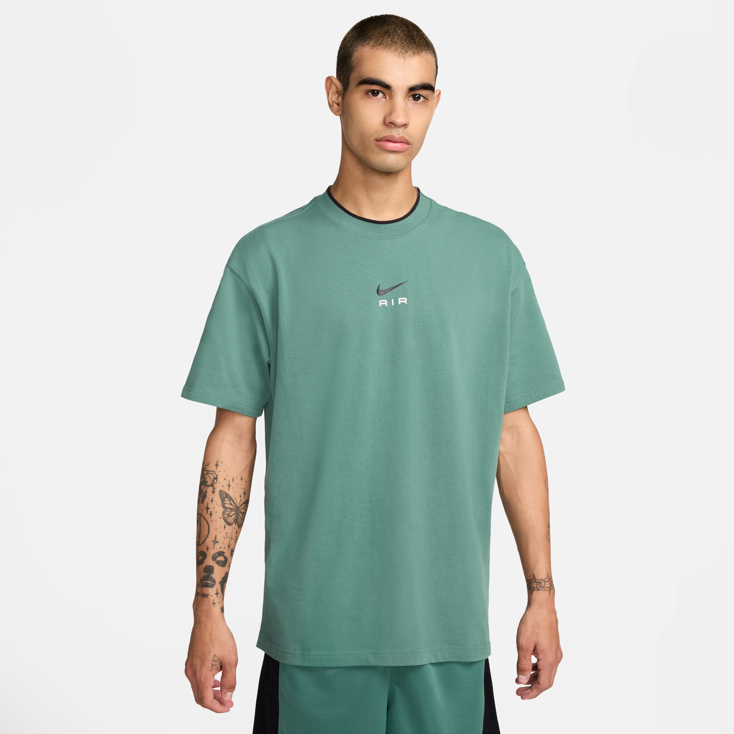 nike t-shirt  air - uomo - verde