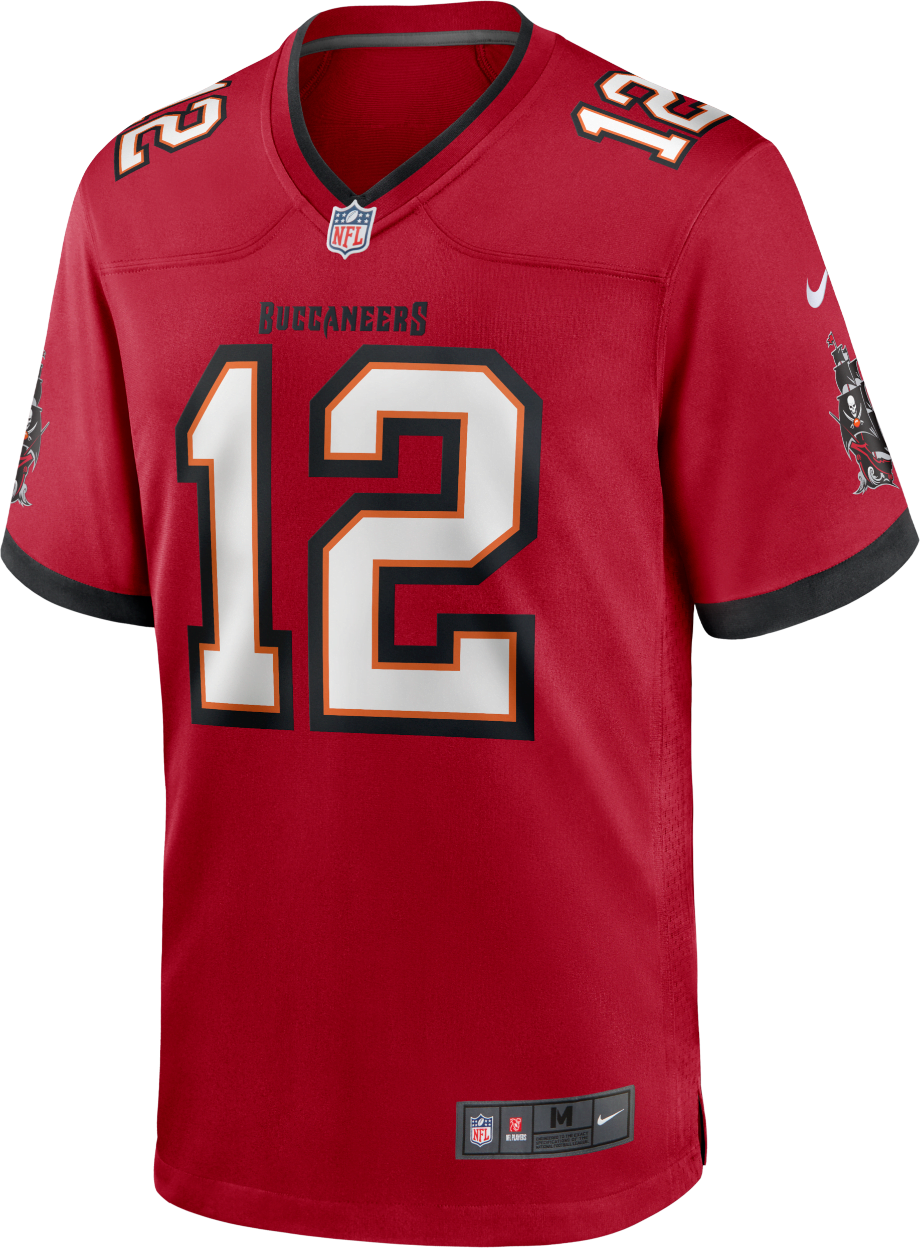 nike maglia da partita tampa bay buccaneers (tom brady) nfl – uomo - rosso