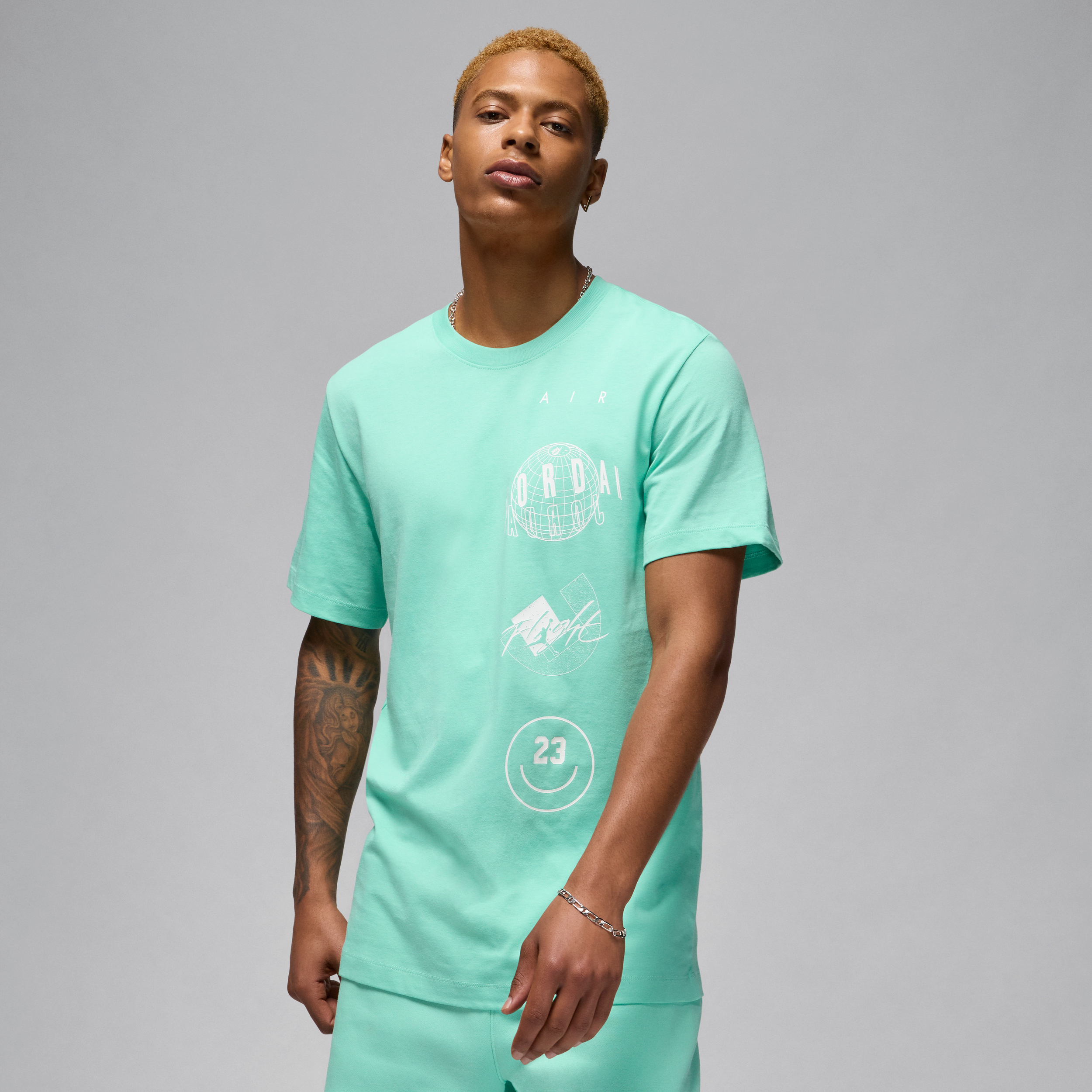 jordan t-shirt  brand – uomo - verde