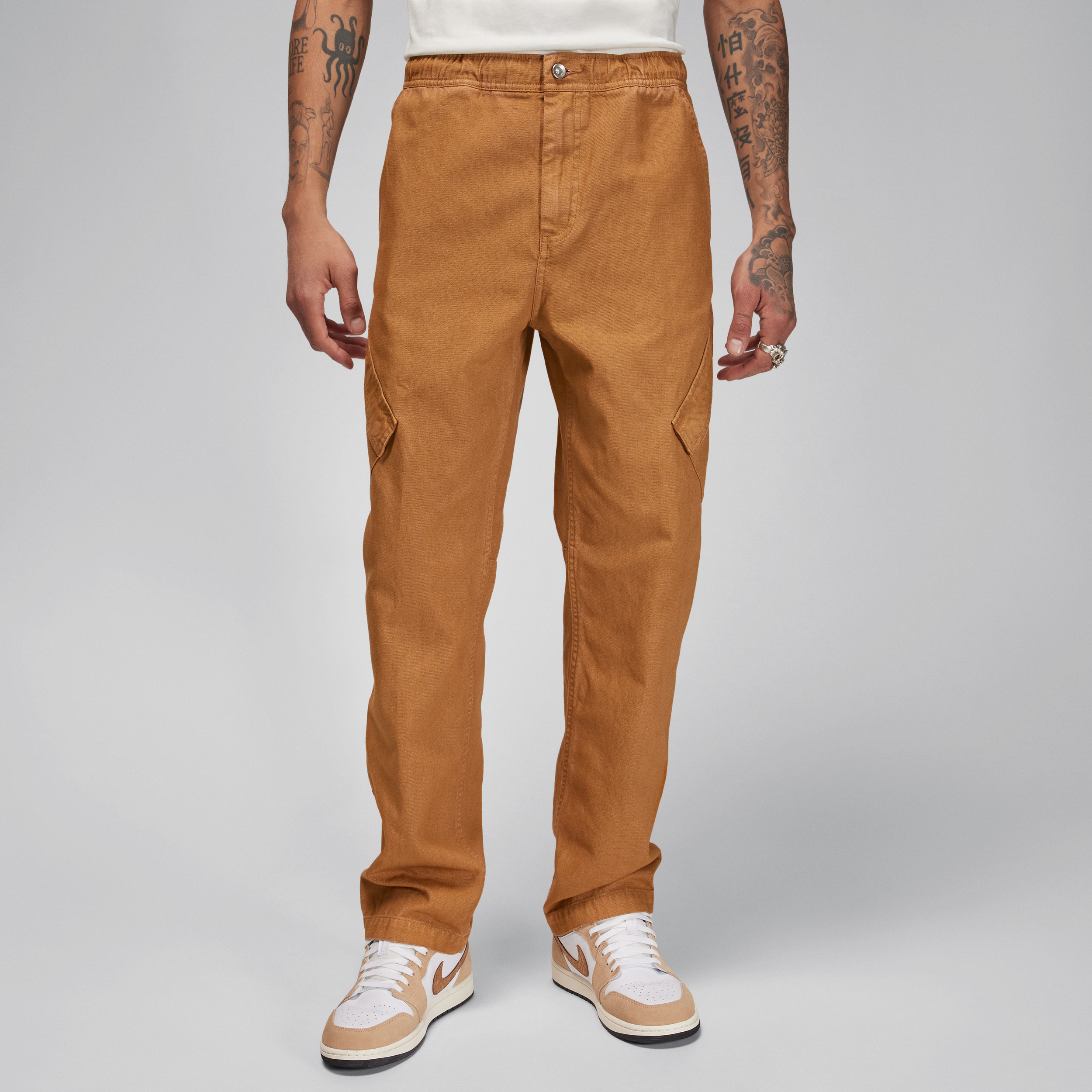 jordan pantaloni délavé chicago  essentials – uomo - marrone