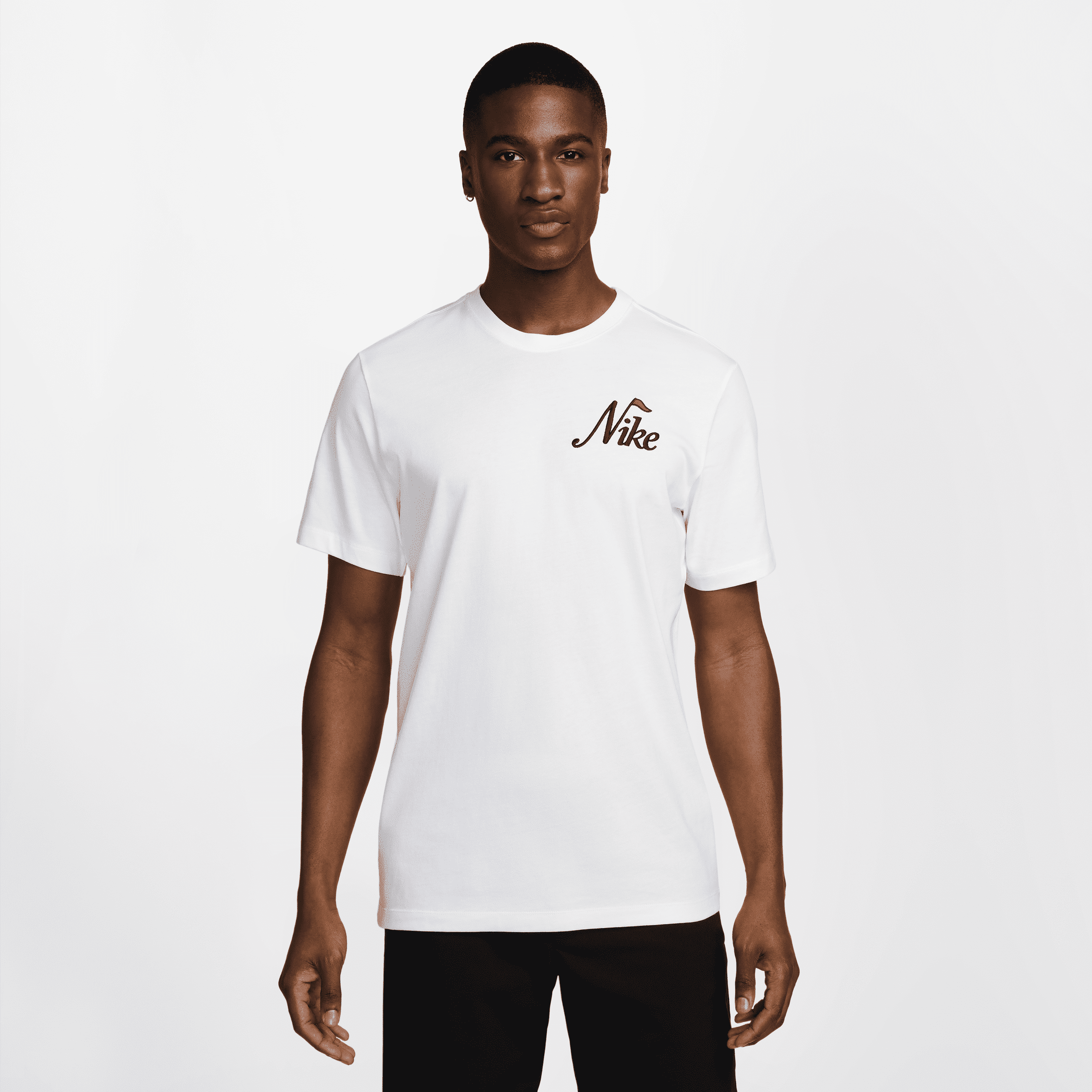 nike t-shirt da golf  – uomo - bianco
