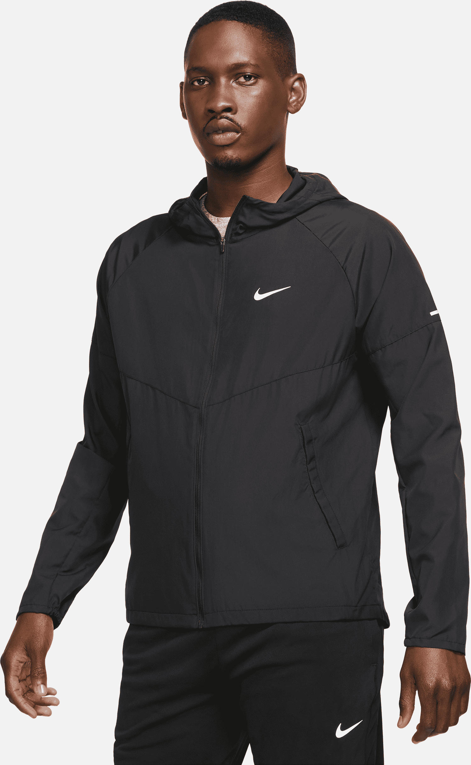 nike giacca da running repel  miler – uomo - nero