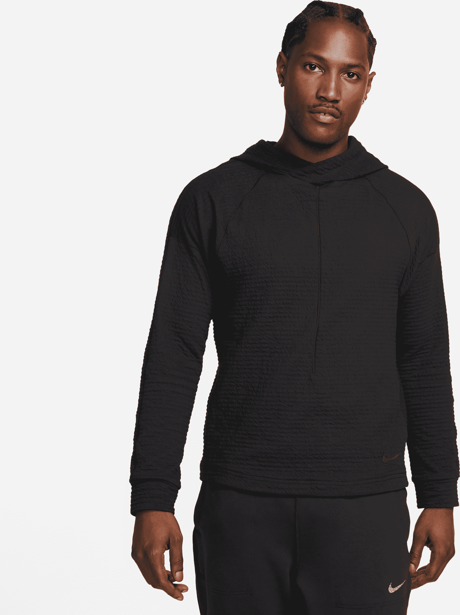 nike maglia dri-fit  yoga – uomo - nero