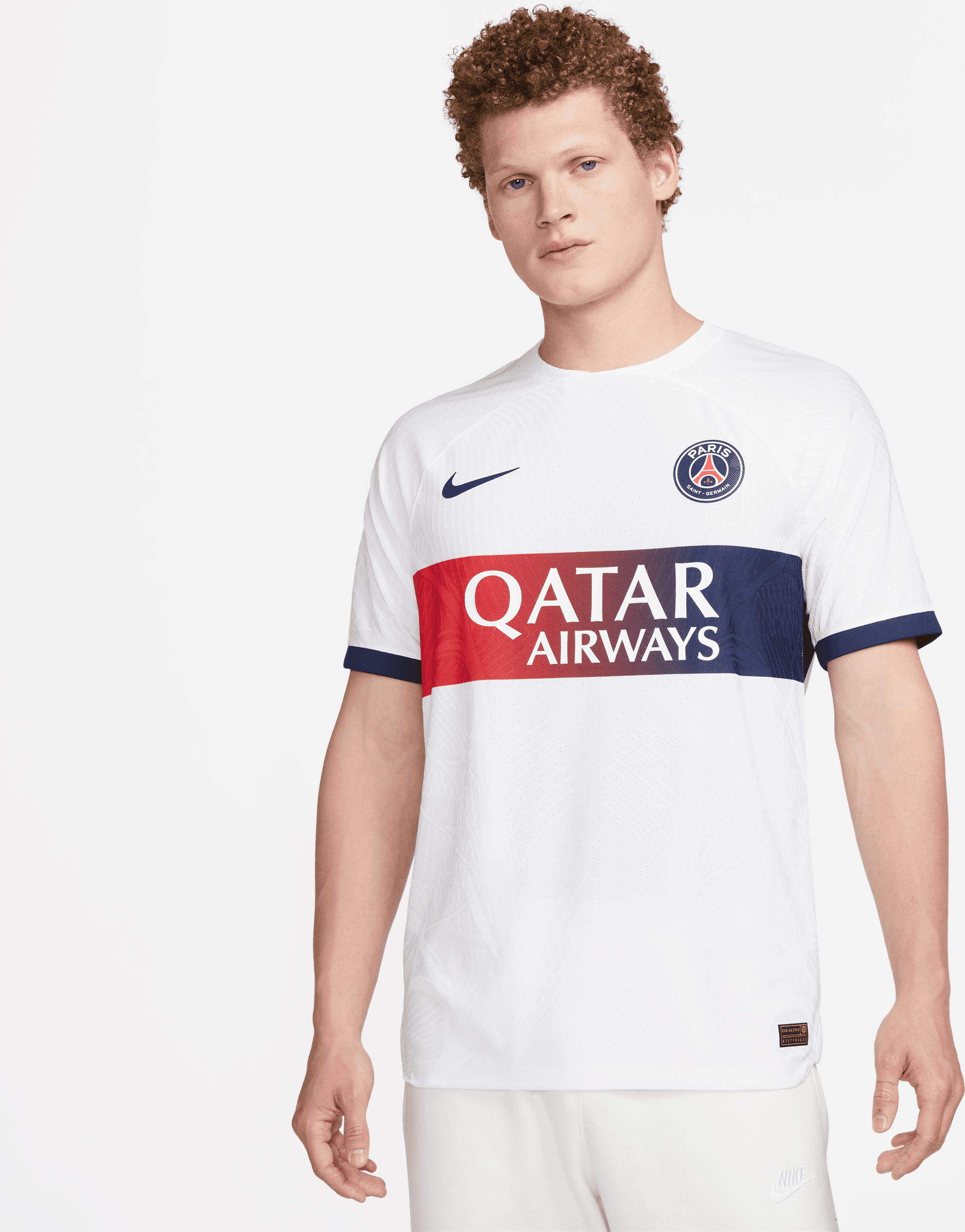 nike maglia da calcio  dri-fit adv paris saint-germain 2023/24 match da uomo – away - bianco