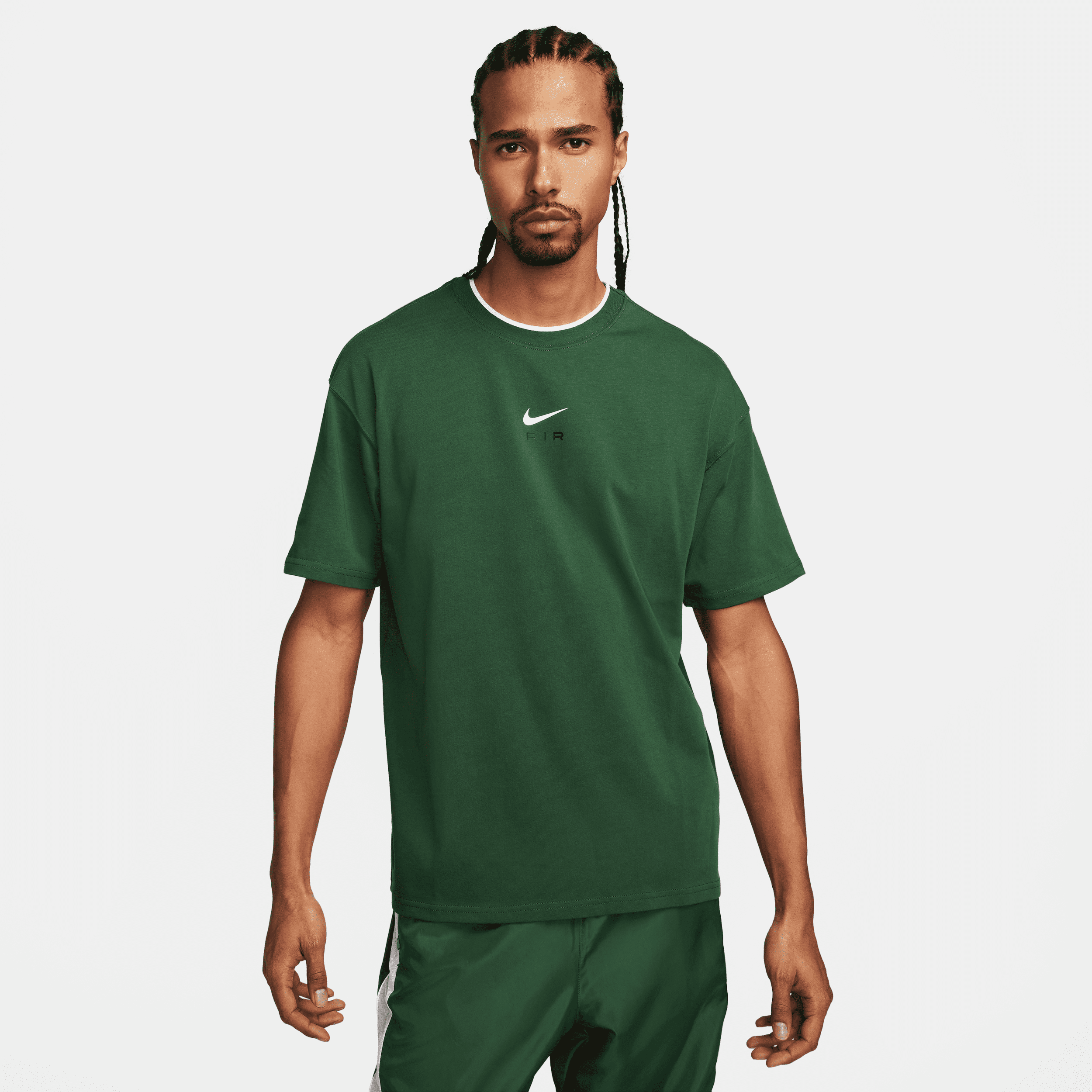 nike t-shirt  air - uomo - verde