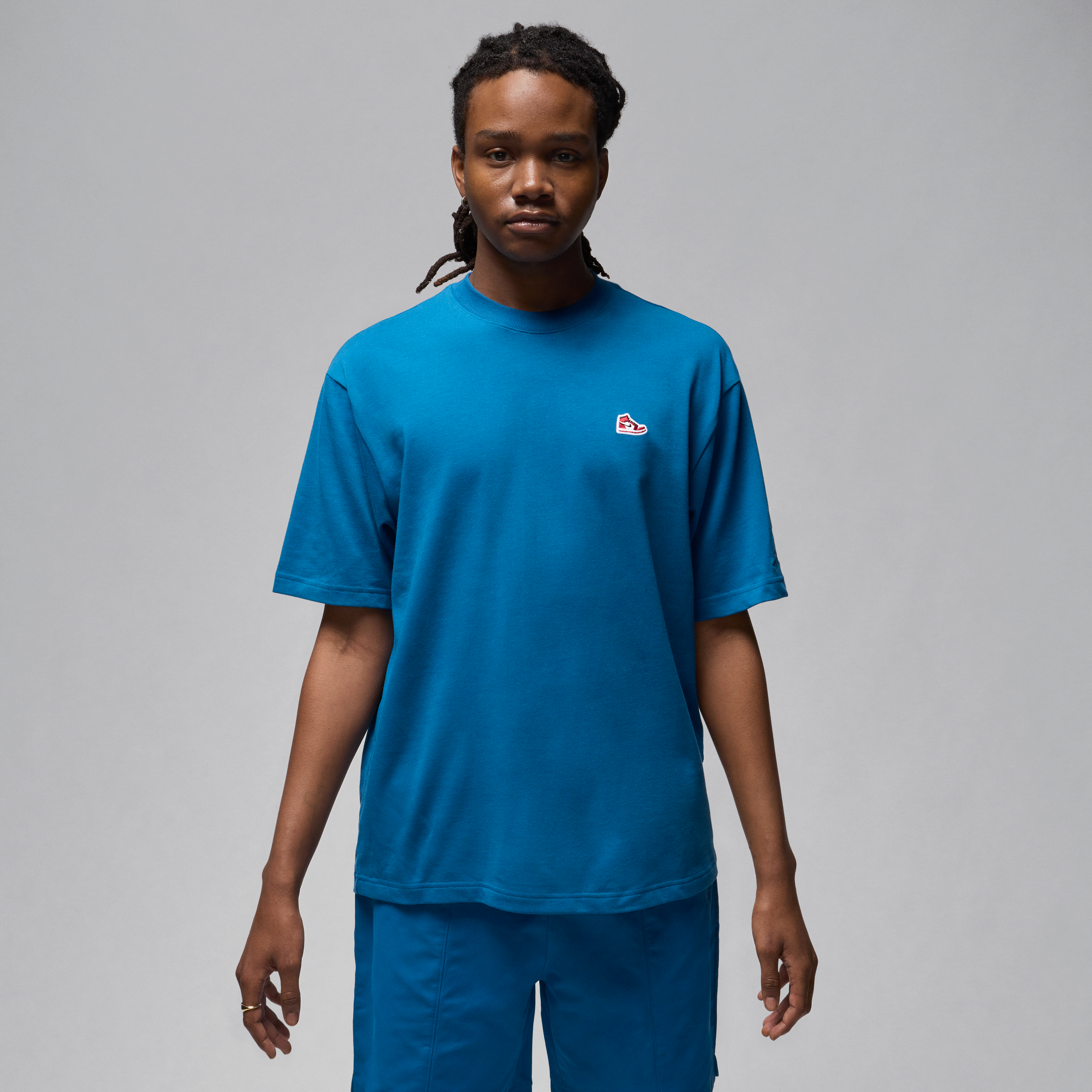 jordan t-shirt  brand – uomo - blu