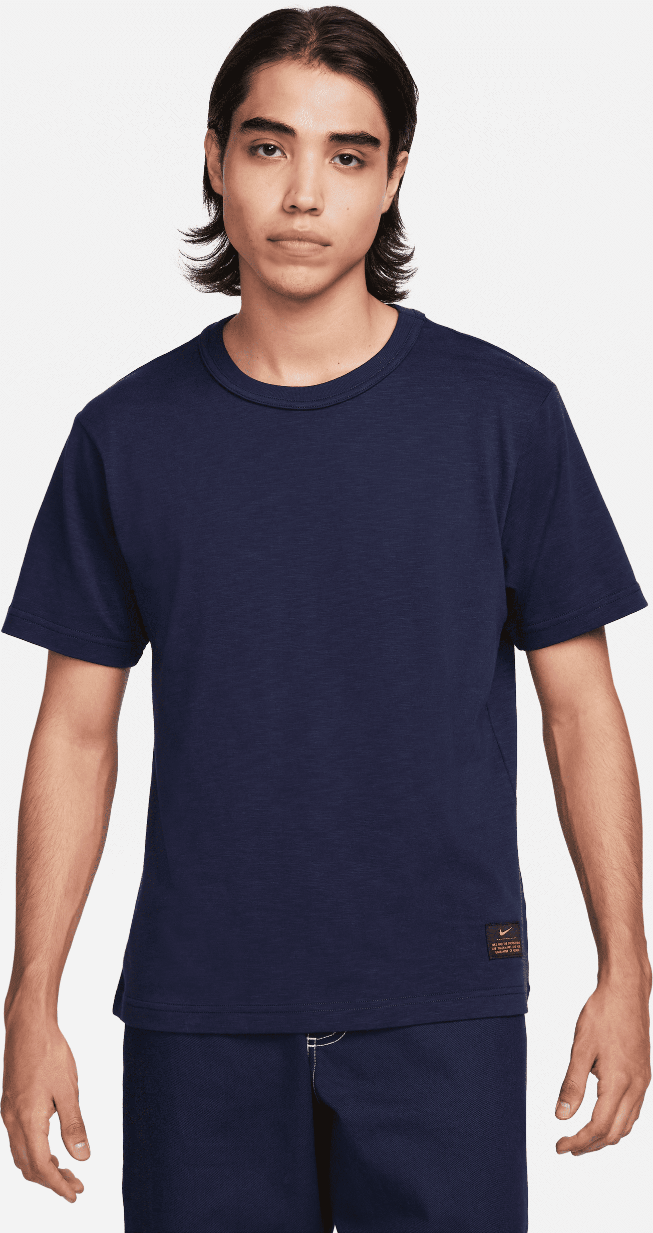 nike maglia a manica corta  life – uomo - blu