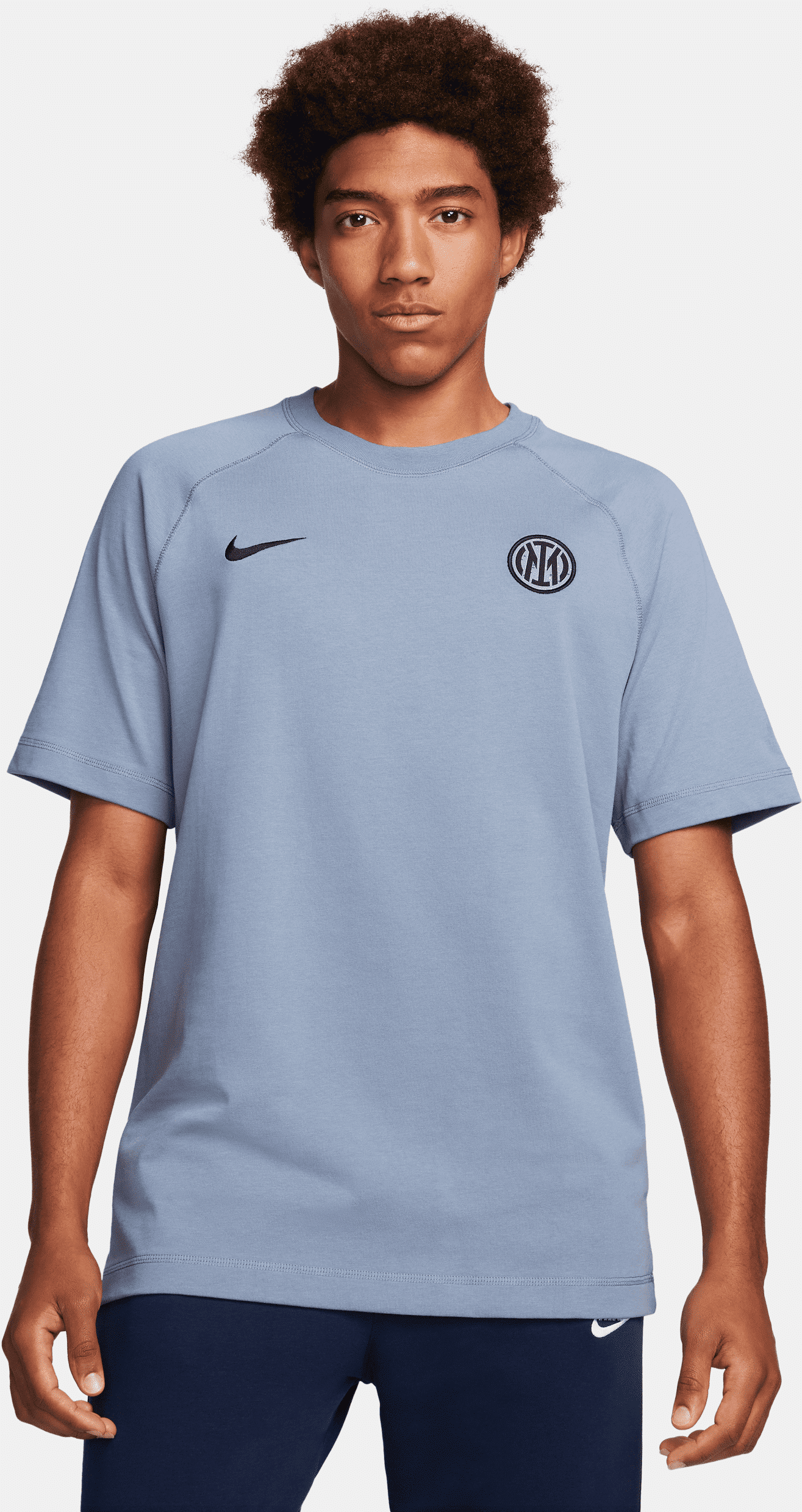 nike maglia da calcio a manica corta  inter travel da uomo – terza - blu