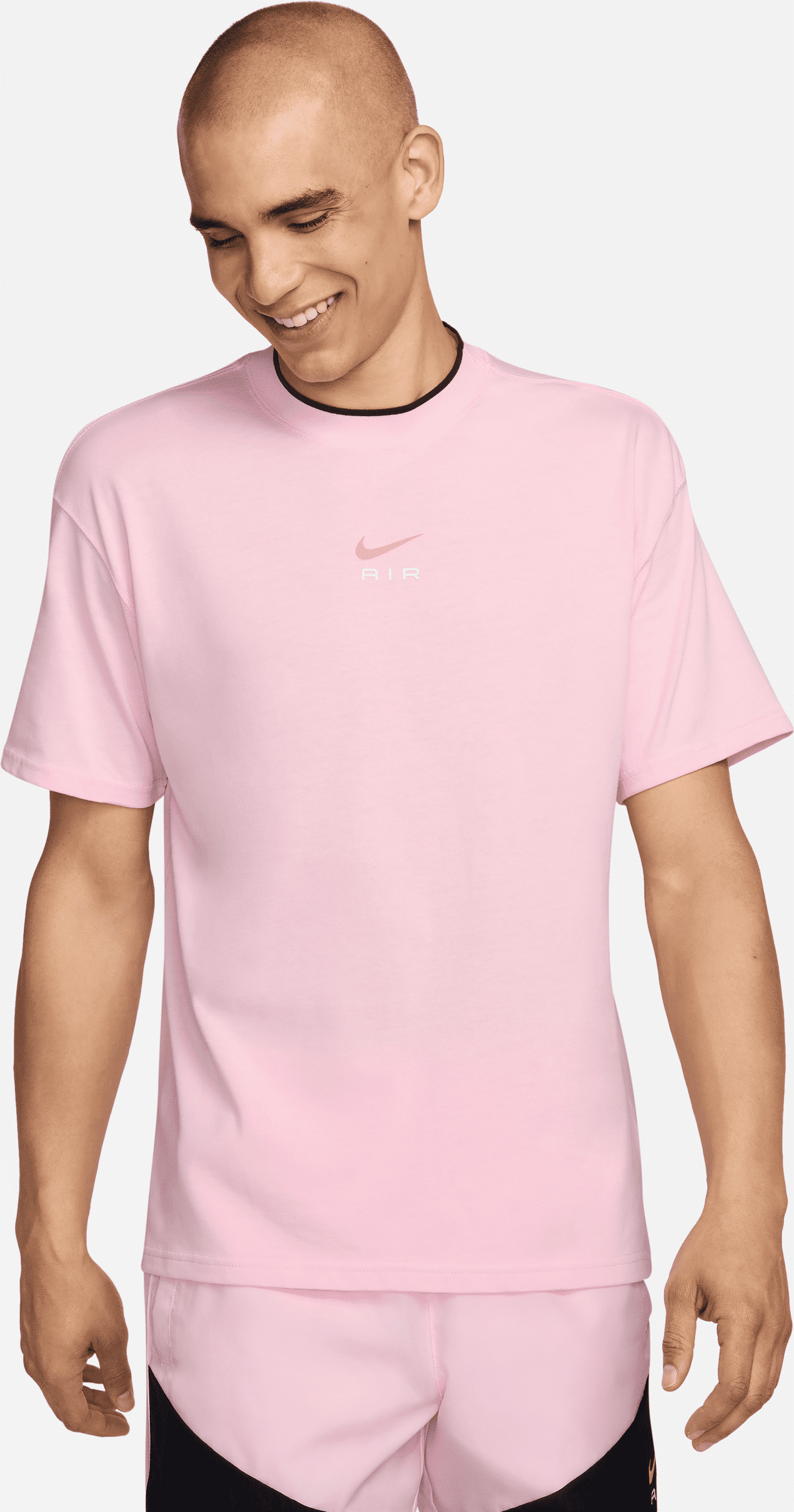 nike t-shirt  air - uomo - rosa