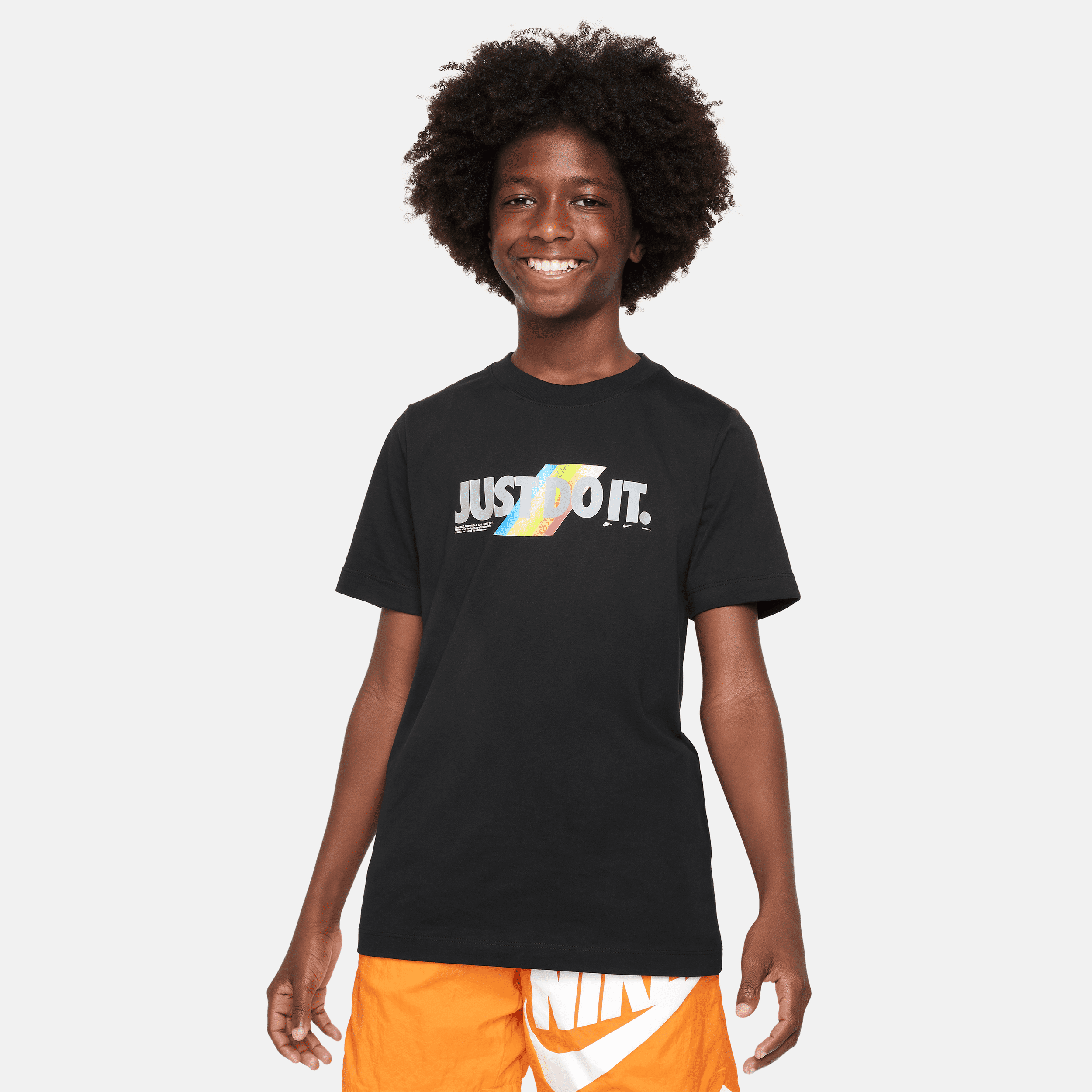 nike t-shirt  sportswear – ragazzi - nero