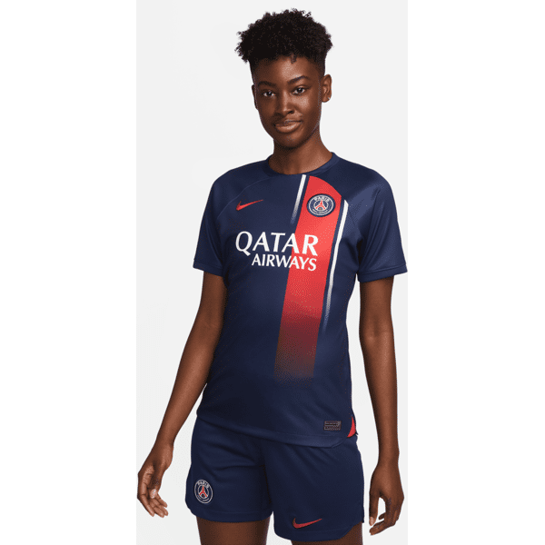 nike maglia da calcio  dri-fit paris saint-germain 2023/24 stadium da donna – home - blu