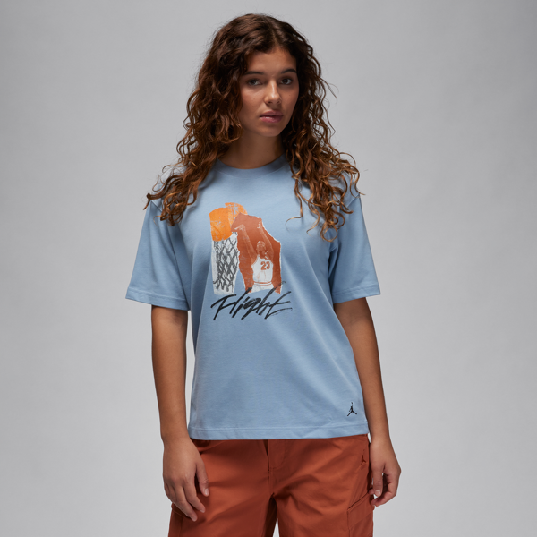 jordan t-shirt collage  – donna - blu