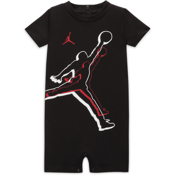 jordan mini-tuta  air jumpman romper – bebè - nero