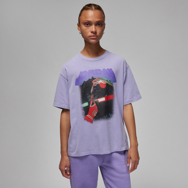 jordan t-shirt con grafica  (her)itage – donna - viola