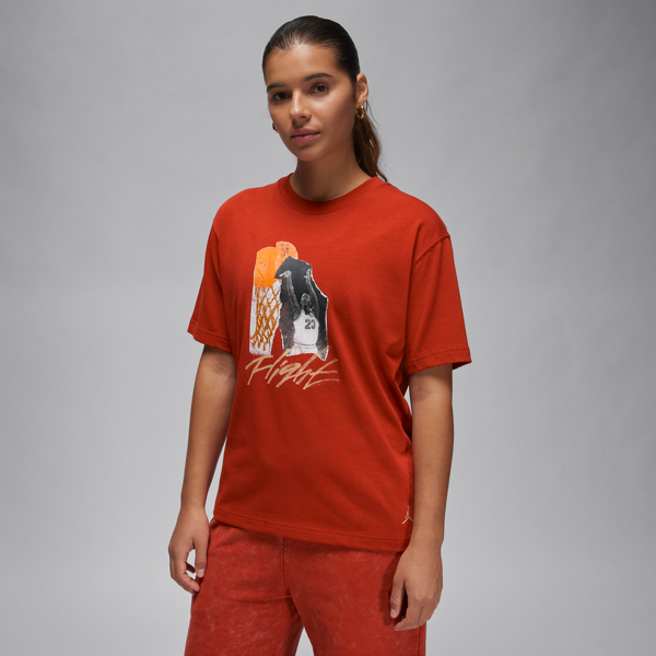 jordan t-shirt collage  – donna - rosso