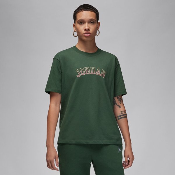 jordan t-shirt con grafica  – donna - verde