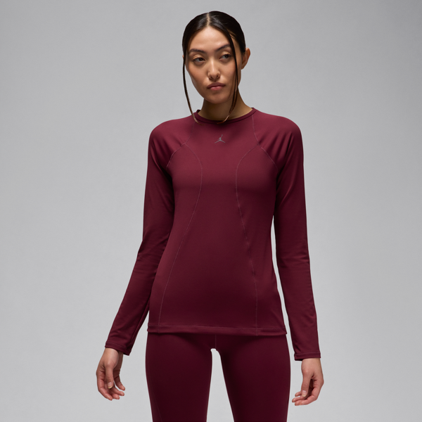 jordan maglia a manica lunga  sport double threat – donna - rosso