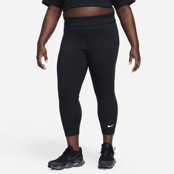 nike leggings a 7/8 a vita alta  sportswear classic – donna - nero