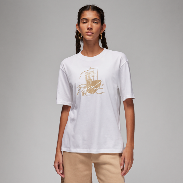 jordan t-shirt con grafica  – donna - bianco