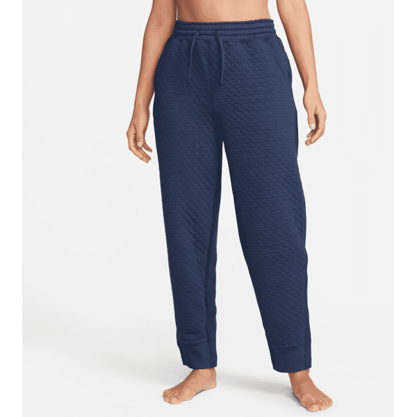 nike pantaloni oversize a vita alta  yoga therma-fit – donna - blu