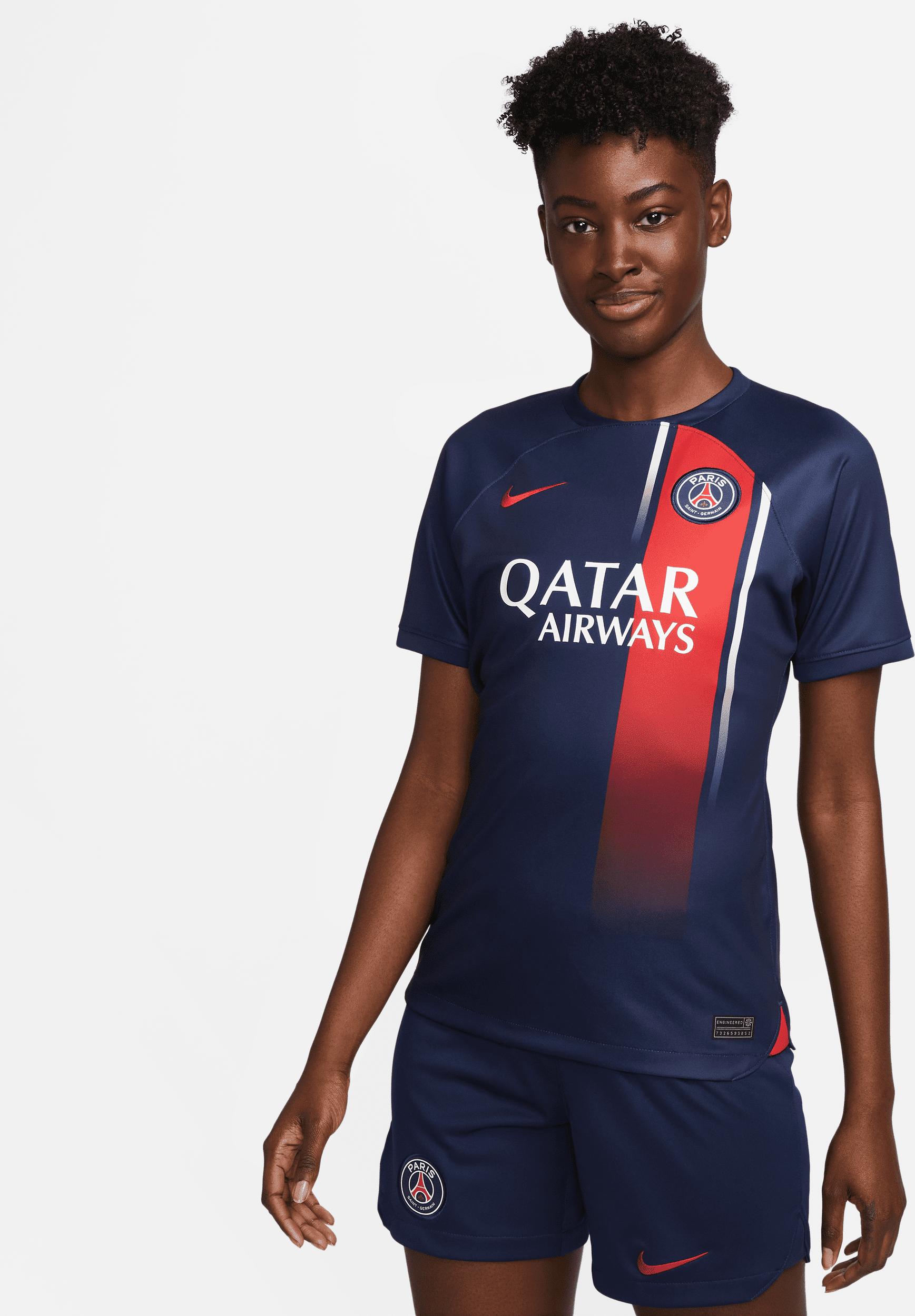 nike maglia da calcio  dri-fit paris saint-germain 2023/24 stadium da donna – home - blu