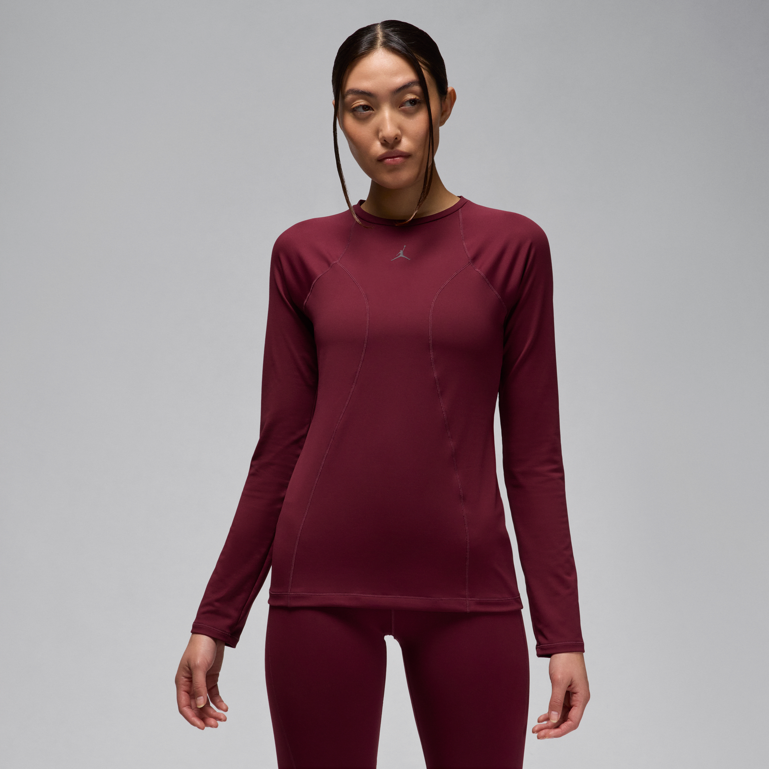 jordan maglia a manica lunga  sport double threat – donna - rosso