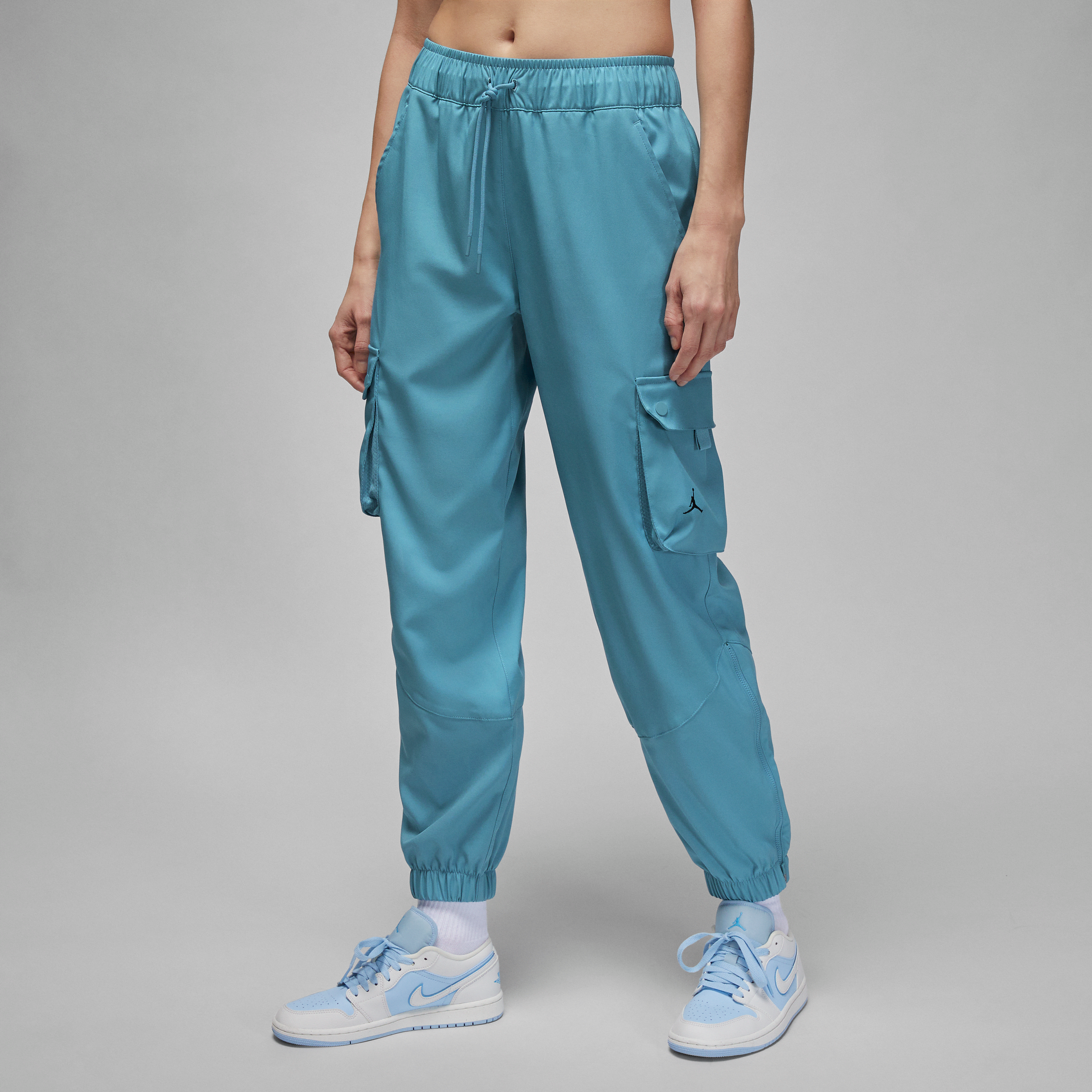 jordan pantaloni  sport tunnel – donna - blu